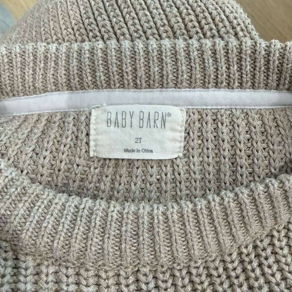 Toddler Cream Sweater